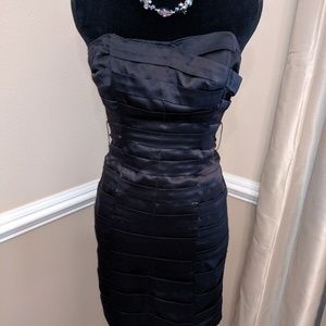 Black Strapless Dress